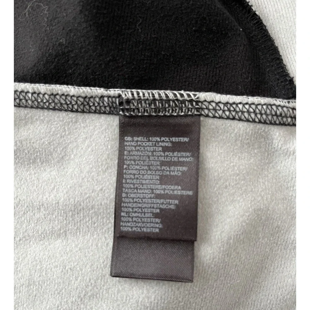 The North Face Jacket Men Small Gray Fleece Full Zip Mock Neck Pockets Outdoors